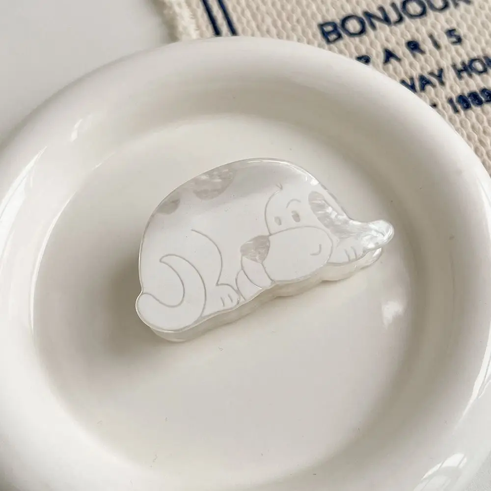 Персонализированный бульдог животное собака коготь для волос мультяшное акула