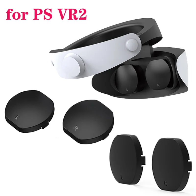 

2PCS ABS Eyewear Lens Cap For PSVR2 Helmet Dust-proof Anti-scratch Protection Lens Cover For PS VR2 VR Accessories Parts