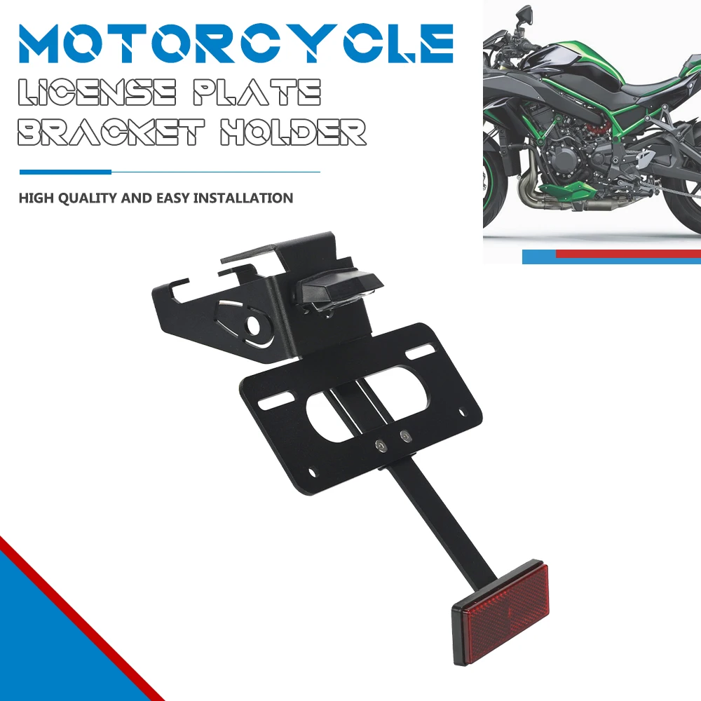 

For Kawasaki Z900 Performance SE 2021-2022-2023-2024 Motorcycle License Plate Holder Bracket Tail Tidy Fender Eliminator Kit