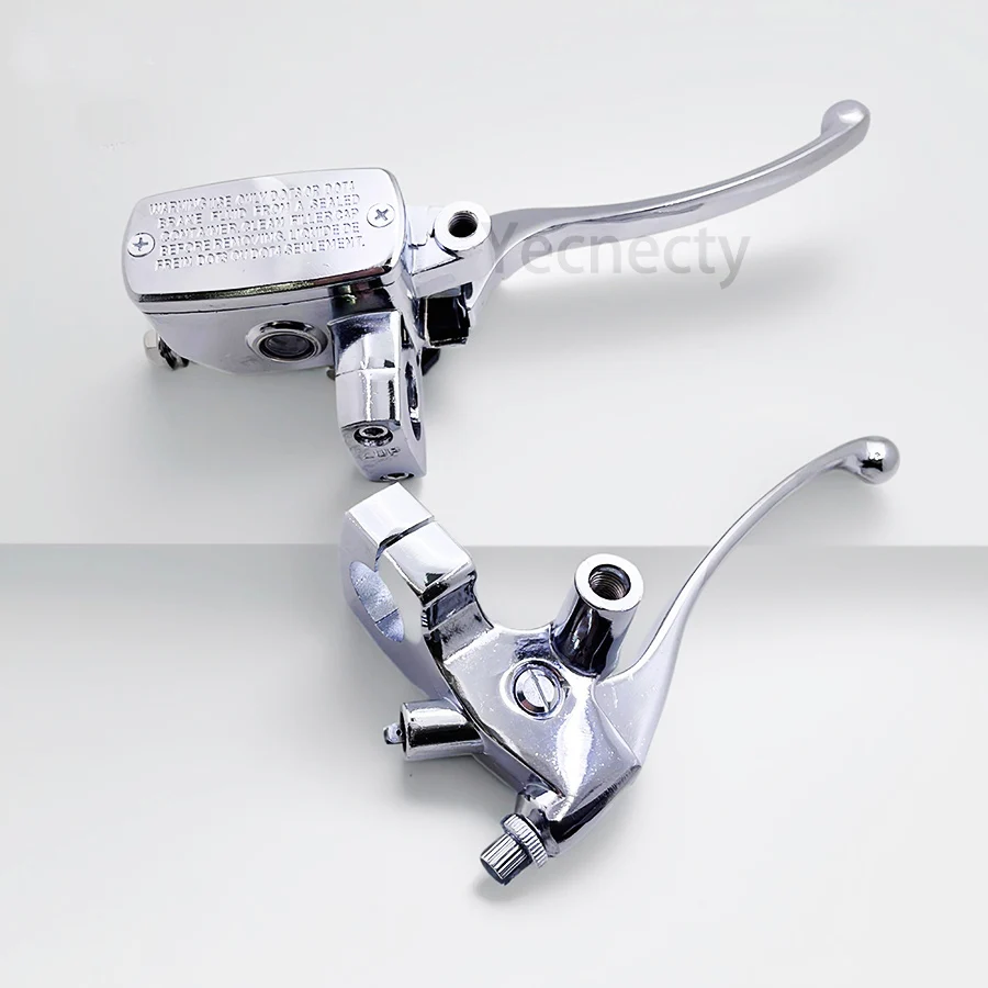 

Гидравлический тормозной рычаг сцепления Главный цилиндр для гальванического покрытия 25 мм подходит для Honda CB400SF/Yamaha/Suzuki левая ручка сцепления