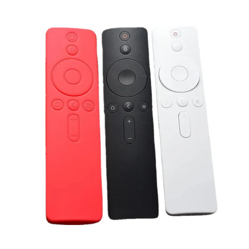 

2pcs/lot Voice Control Button Remote Dustproof Cases for Xiaomi 4A 4C Silicone TV Remote Control Rubber Sleeve for Mi Box 4