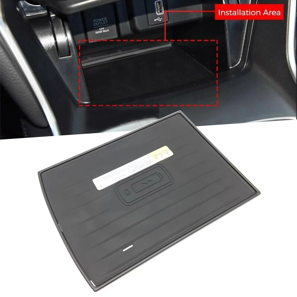 

Автомобильное беспроводное зарядное устройство, передний центральный консоль, панель для быстрой зарядки телефона для Honda Accord 2018 2019 2020 LHD