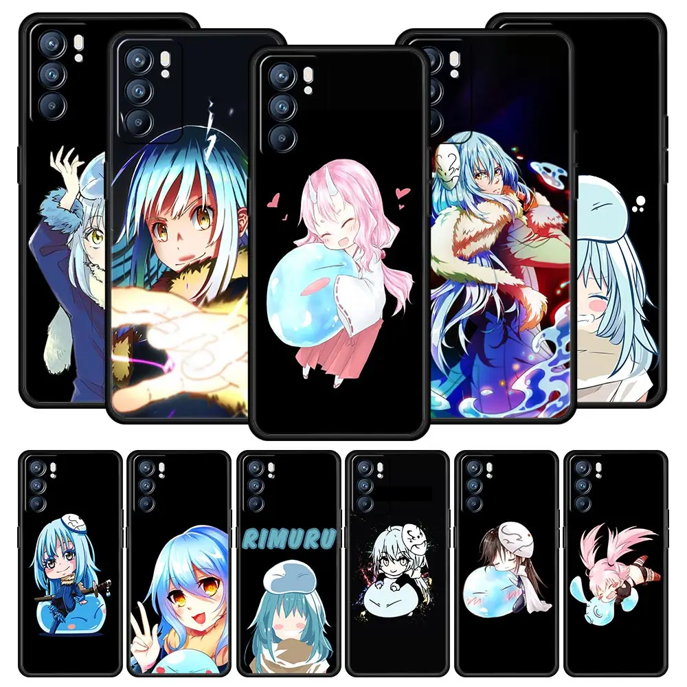 

Anime Rimuru Tempest Cute Phone Case For OPPO A74 A54 A53 A52 A9 2020 A16 A15 A12 A76 A95 Reno7 SE Reno6 Z Find X5 Pro 5G Cover