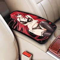 wndxfhdscd high school d d auto center console armrest cover pad rias gremory anime car universal armrest cushion soft comfort h