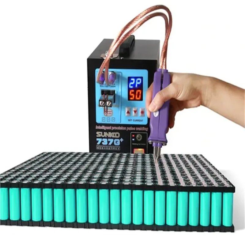 

RTS 110V Portable 737G+ Battery Spot Welding Machine for Lithium ion Battery Pack 0.35mm