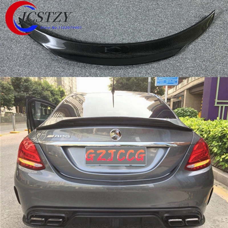 C63 4-дверный седан из углеродного волокна для Mercedes - Benz C-class W205 2016-17 PSM СТИЛЬ заднее