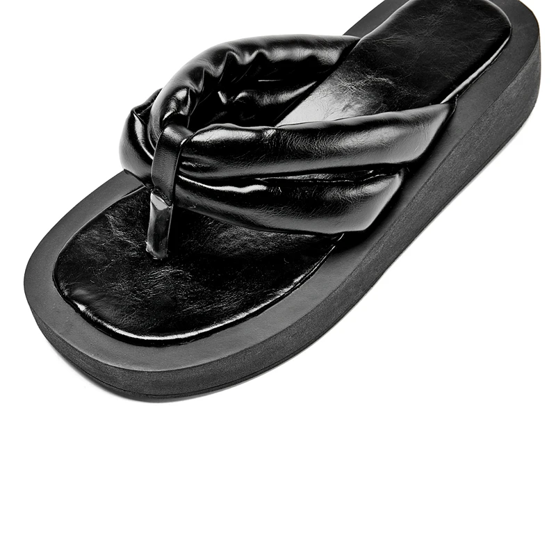 AIYUQI Women Slippers Summer Large Size Flat Shoes Woman Comfortable Female Sandals Ladies Outdoor Slides Flip Flops Women