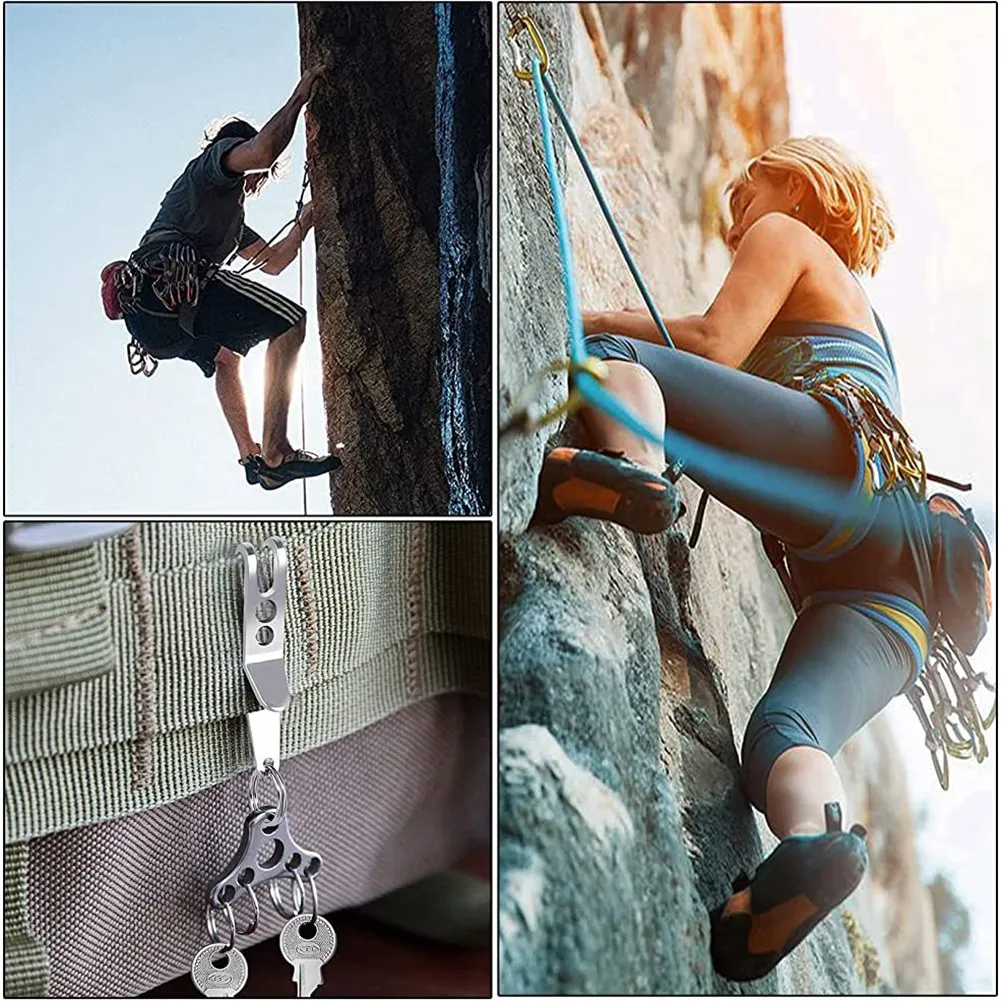 Многоцелевой зажим для брелоков подвесной с карабином идеально подходит