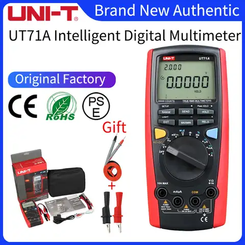 UNI-T UT71A/UT71B/UT71C/UT71D/UT71E среднего Размеры интеллигентая (ый) Цифровые мультиметры; Цифровой мультиметр с интерфейсом USB/Bluetooth Связь