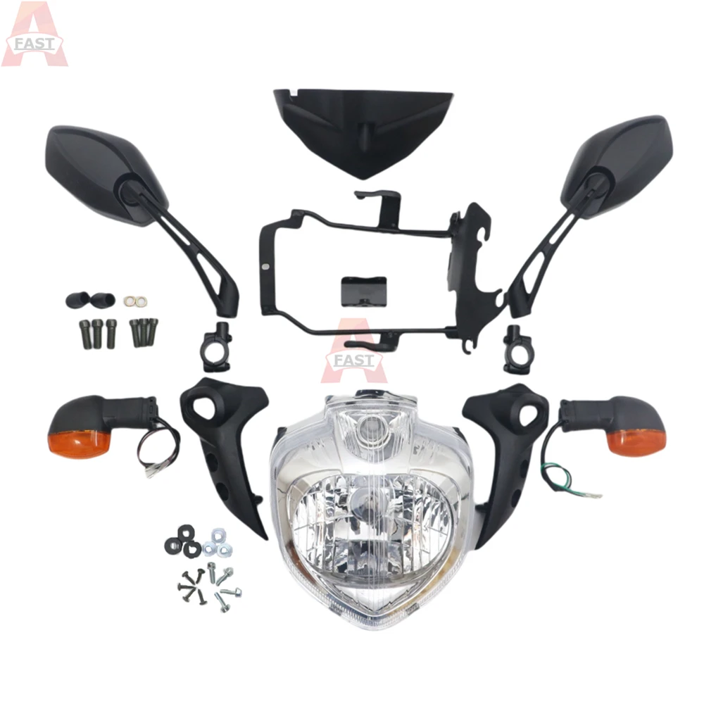 Подходит для YAMAHA FZ6N FZ6 FZ-6N 2007 2008 2009 комплект фар мотоцикла подходит корпуса фары