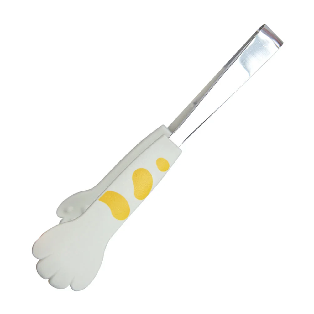 

1pc Kitchen Stainless Steel Food Clip Cat Paw Modeling Food Clamp Barbecue Clip