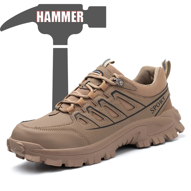 

Labor protection shoes Breathable work shoes Anti-smashing anti-piercing steel toe caps Protective shoes Male construction site