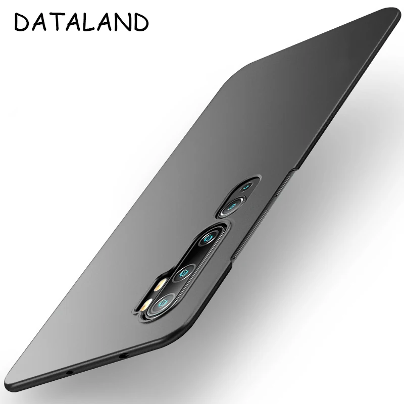 Чехол для Xiaomi Note 10 Pro роскошный Ультратонкий матовый жесткий чехол из