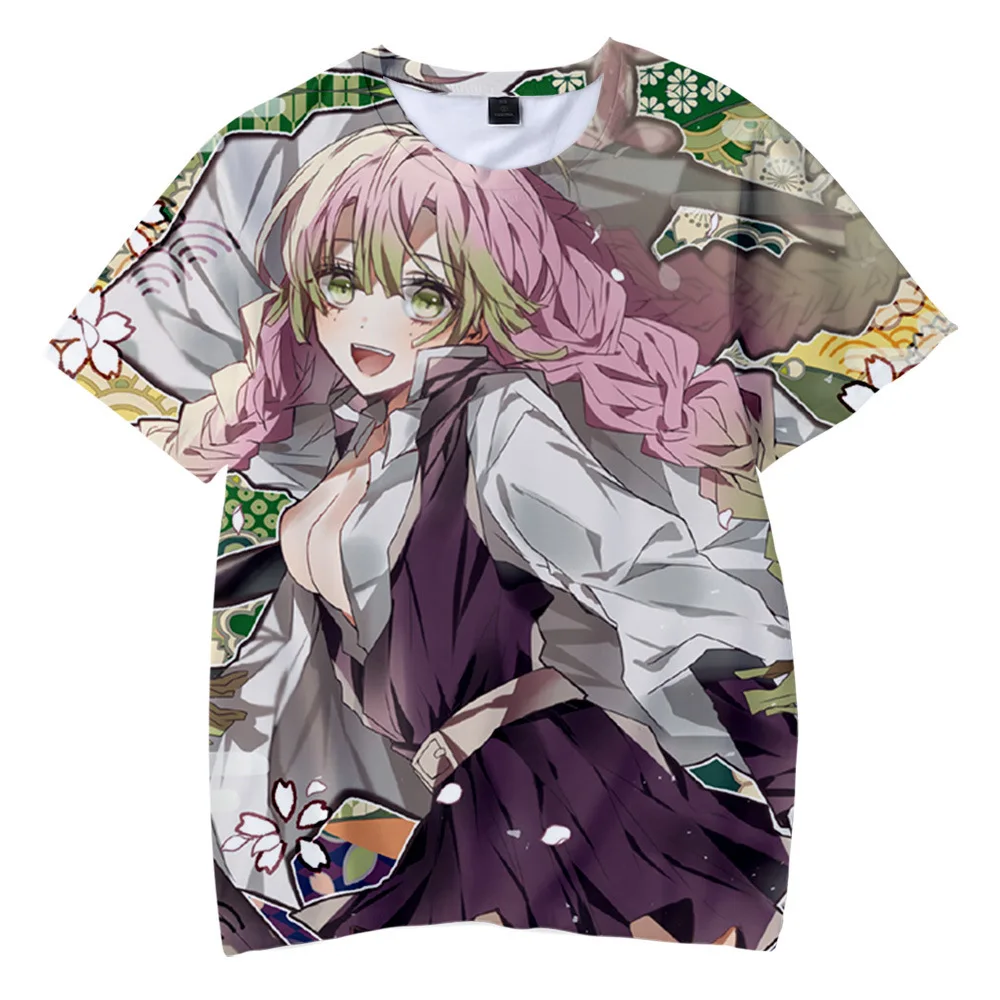 

Summer Hot Sale 3D Printing Shirts Anime Ghost Killer T-shirt Children's Clothing Short Boys Girls Sleeve Sweater Cartoon Top