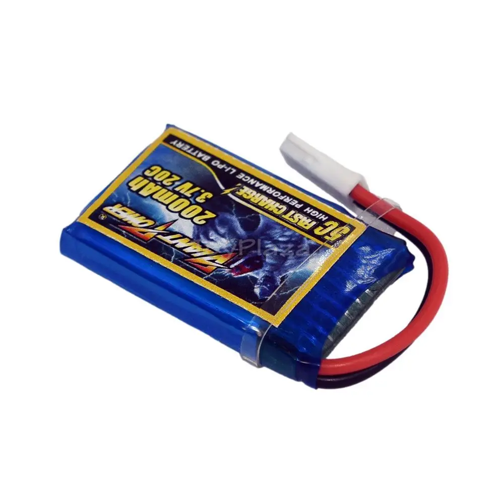 Литий-полимерная батарея 1S3.7V 200mAh 20C