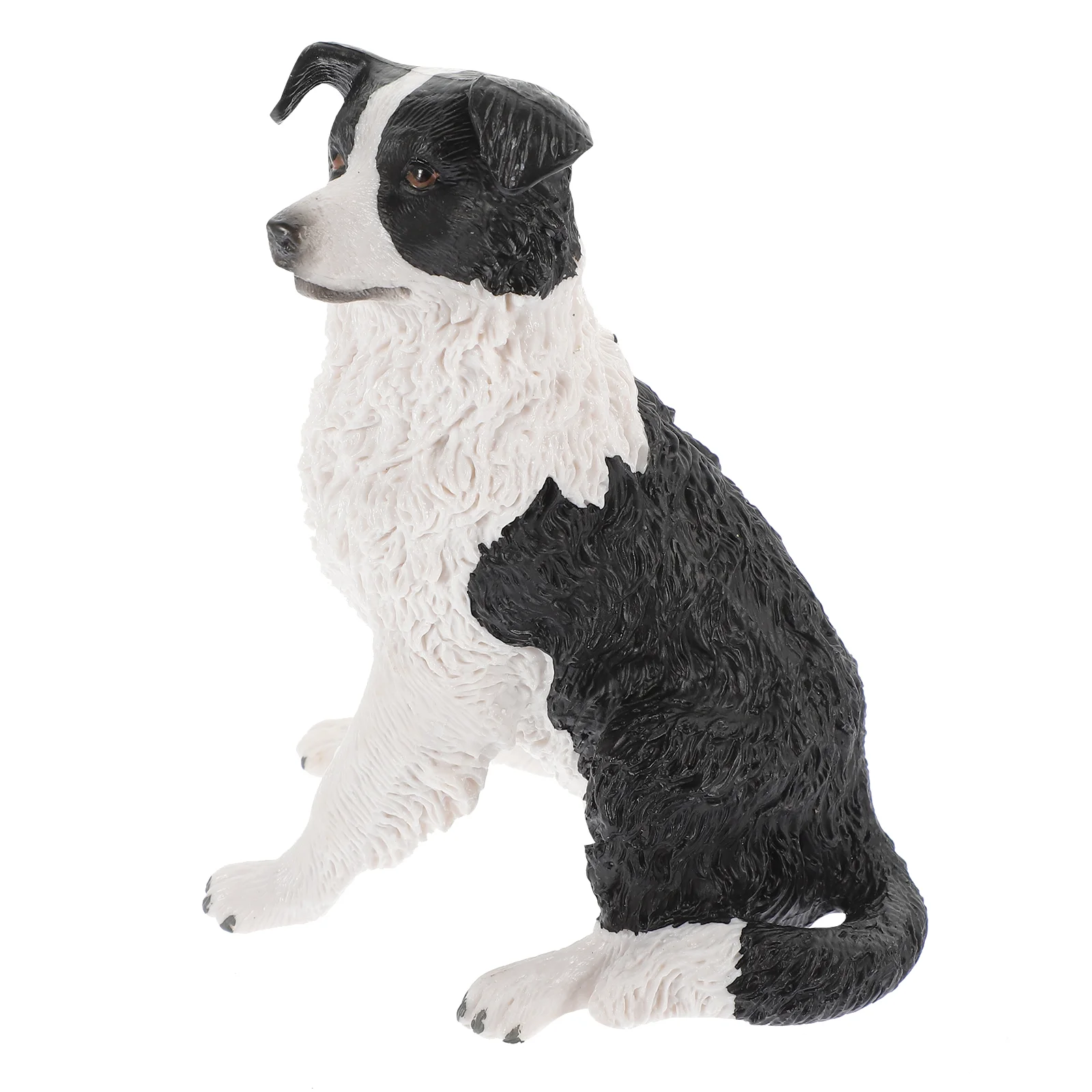 

Pet Dog Statue Decoration Simulated Faux Dog Statue Tabletop Resin Dog Figurine