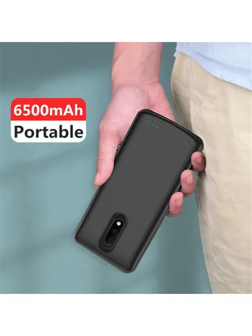 Чехлы для внешнего аккумулятора 6800 мАч для Oneplus 7 Pro, внешний портативный аккумулятор, Противоударная задняя крышка для зарядки