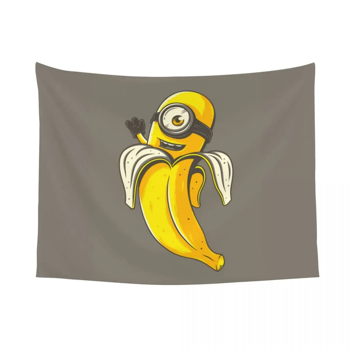 Гобелен на заказ с изображением миньонов аниме мультяшный банан хиппи украшение