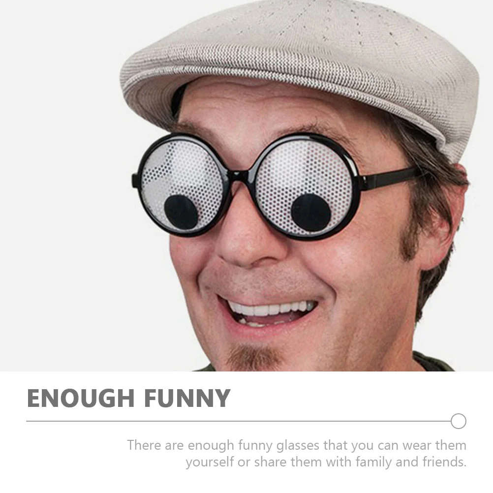 6 шт. очки в круглой оправе маскировка Googly забавная вечеринка креативная одежда
