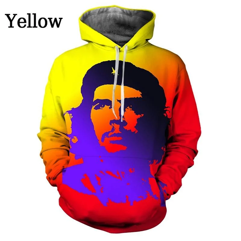 Спортивные кофты для колледжа 3D Che Guevara pour hommes et femmes защитная от пота и каппы