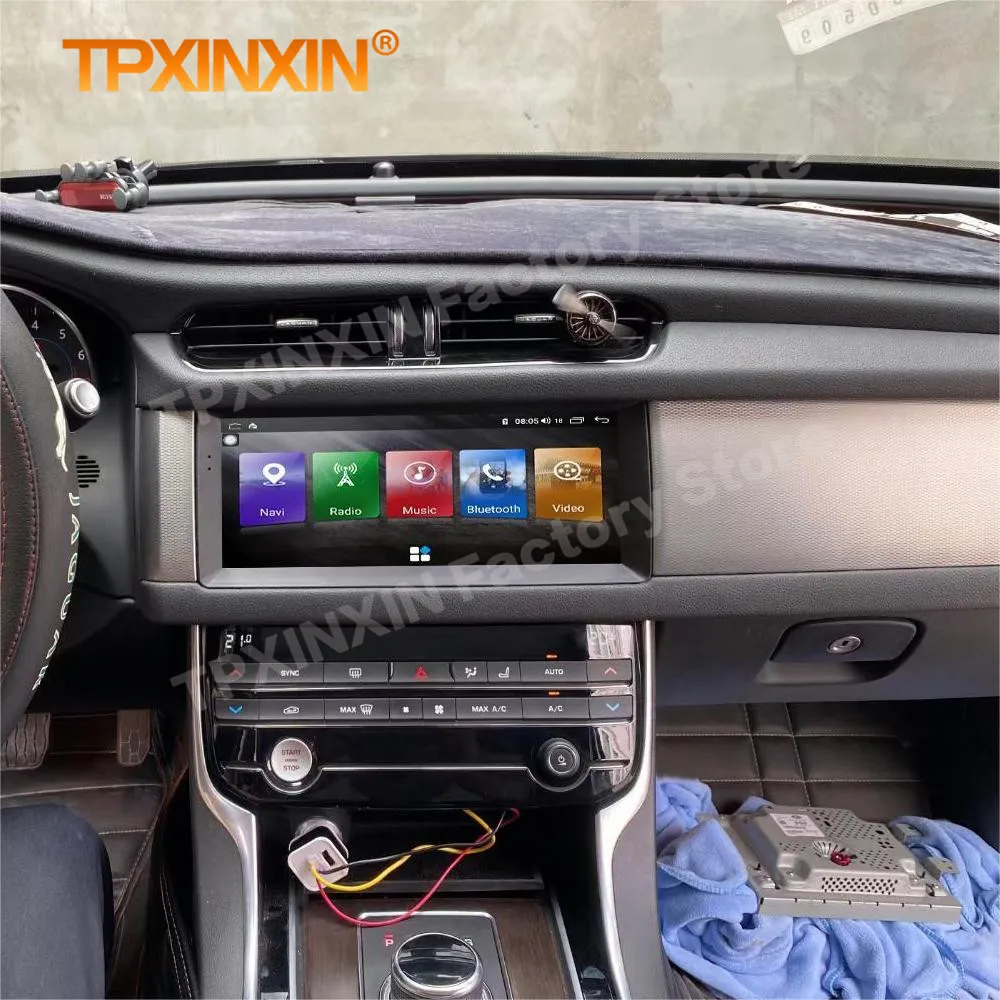 

8+256GB Carplay Radio Coche With Bluetooth Android 12 For Jaguar XF 2016 2017 2018 2019 GPS Navi Automotive Multimedia Head Unit