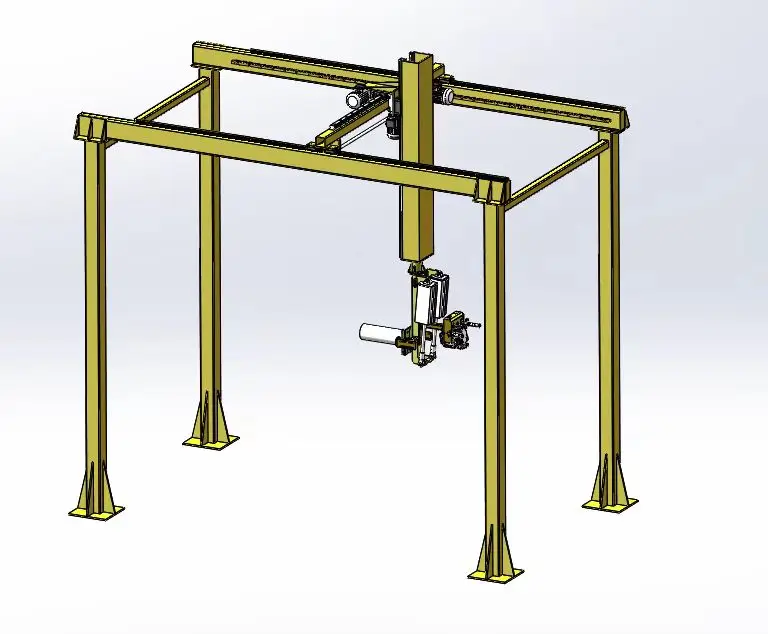 Новый мостовой кран портальный рельсовый подъемник картонная коробка и