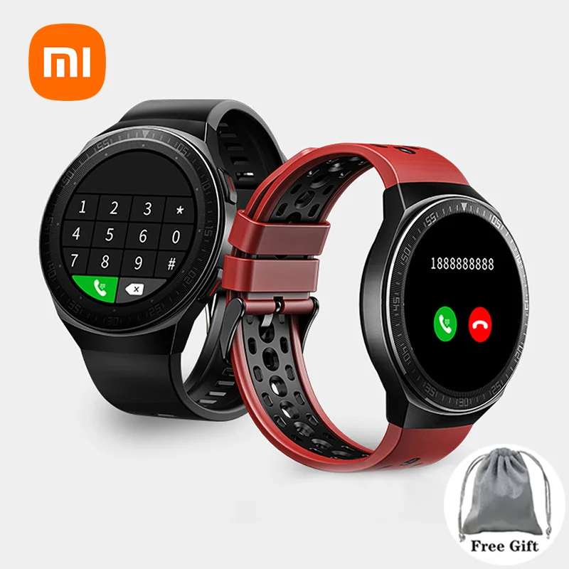 

Xiaomi Smart Watch Men Music Bluetooth Call Full Touch Screen Heart Rate Sleep Monitoring Recording Function Sports Bracelet