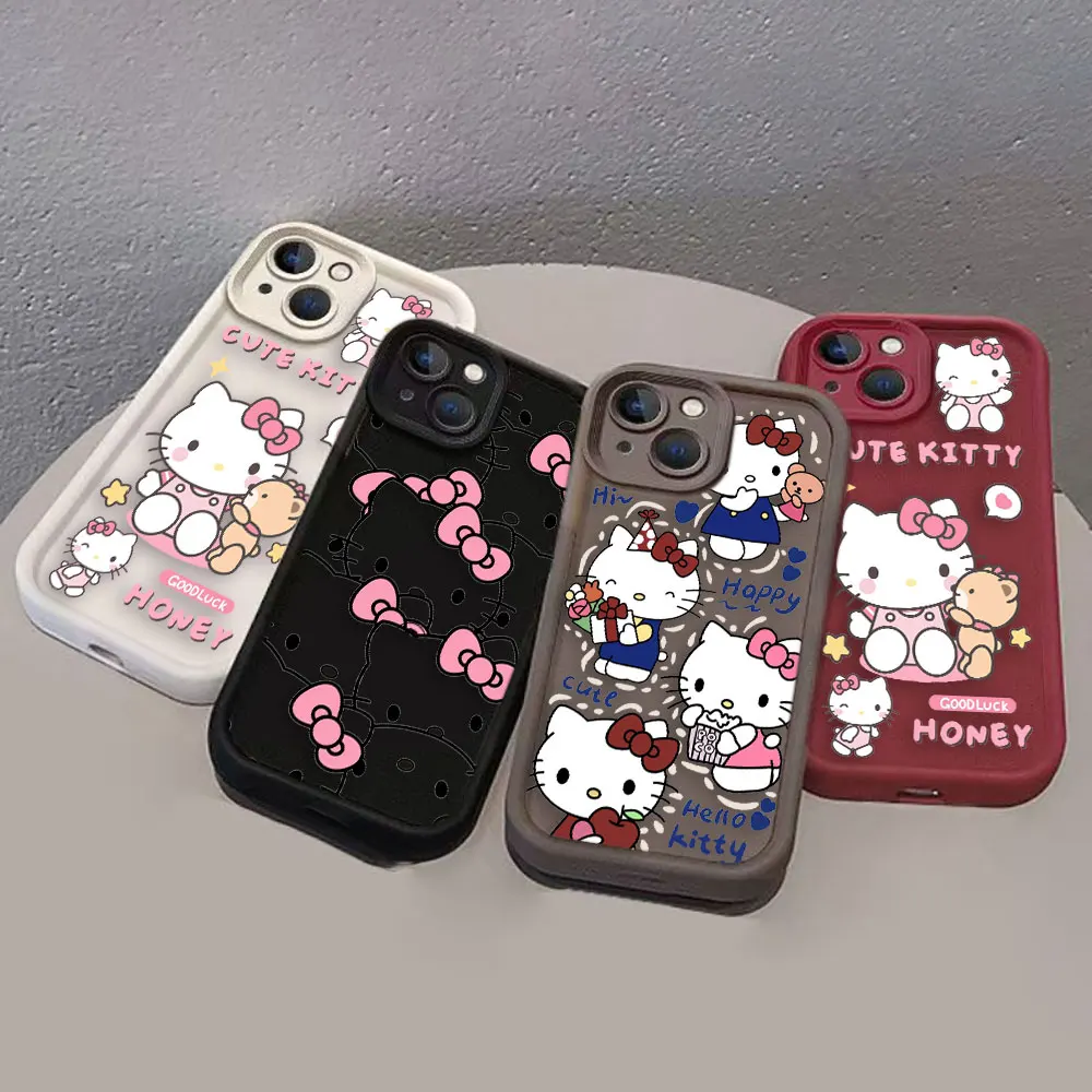 Чехол для телефона с рисунком аниме Hello Kitty Oneplus 11 10R 8T NORD CE 2 3 4 LITE ACE MOTO G9 22 30 Цветной