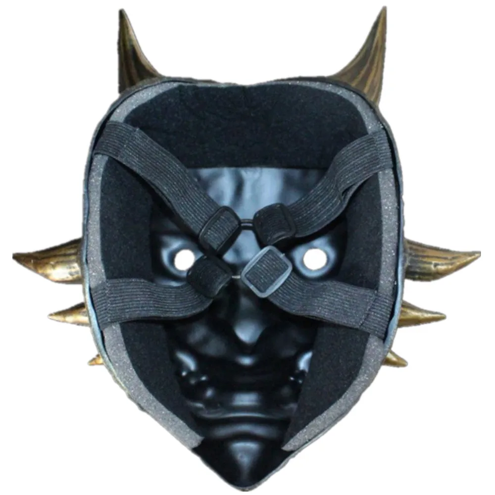 Маска с заклепками в стиле панк для Хэллоуина