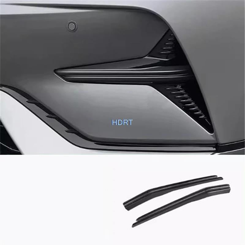 

Передняя противотуманная фара в автомобильном стиле, рамка для бровей, оболочка, защитная отделка, декоративные аксессуары, внешняя наклейка для BYD Song L 2023 +