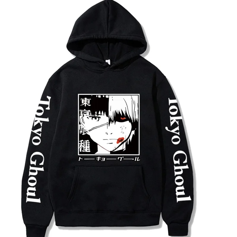 

Tokyo Ghoul Kinkiken Plus Size Anime Hoodie Men's Women's Print Hip Hop Sweatshirt 2022 Harajuku Clothes Japanese Streetwear