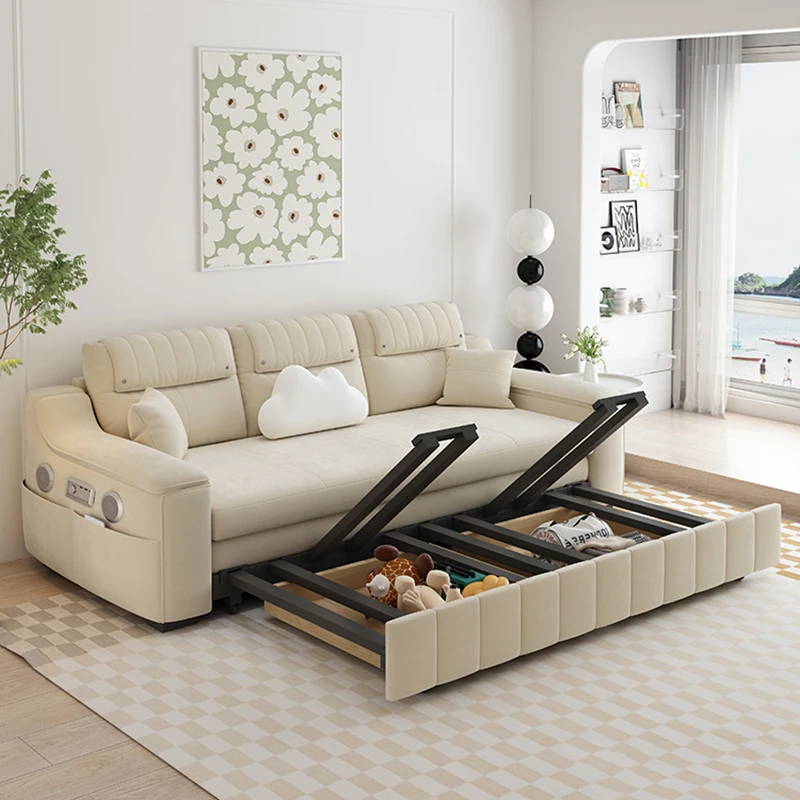 Милые новые мягкие кушетки простой удобный дизайнерский складной диван-кровать