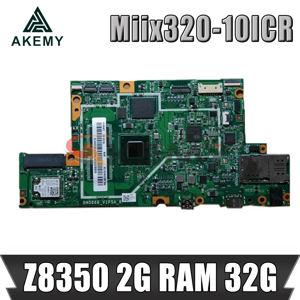 

Материнская плата для lenovo MIIX320 планшетов ideapad Z8350 2 Гб ОЗУ 32 Гб 5B20N38151 BM5668 материнская плата 100% тест в целости и сохранности