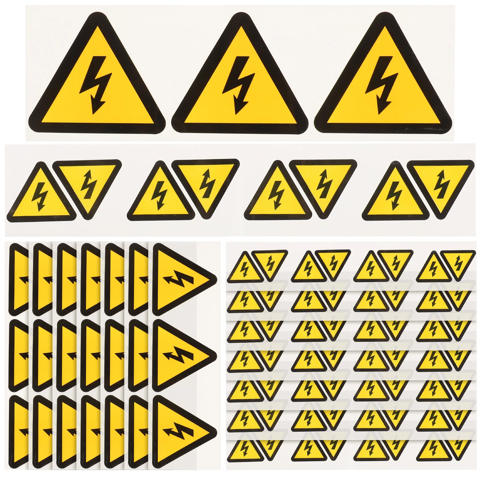 

30 Pcs Stickins Labels Electric Shocks Equipment Sticker Caution Stickers Fence Panel Warning Small Sign