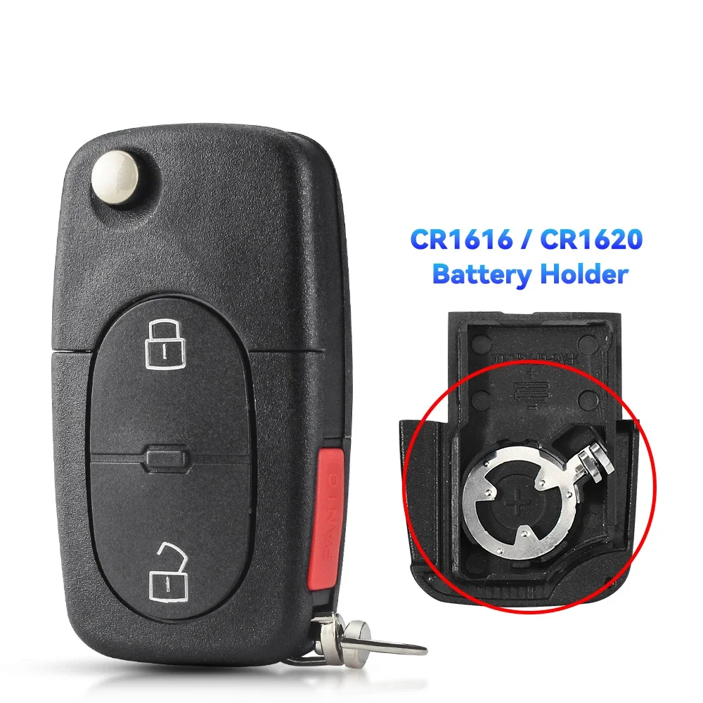 

KEYYOU 1 шт. корпус дистанционного ключа для VW Passat Jetta Golf Beetle 4/3 + паника 3/4 кнопки подходят для CR1616/CR1620