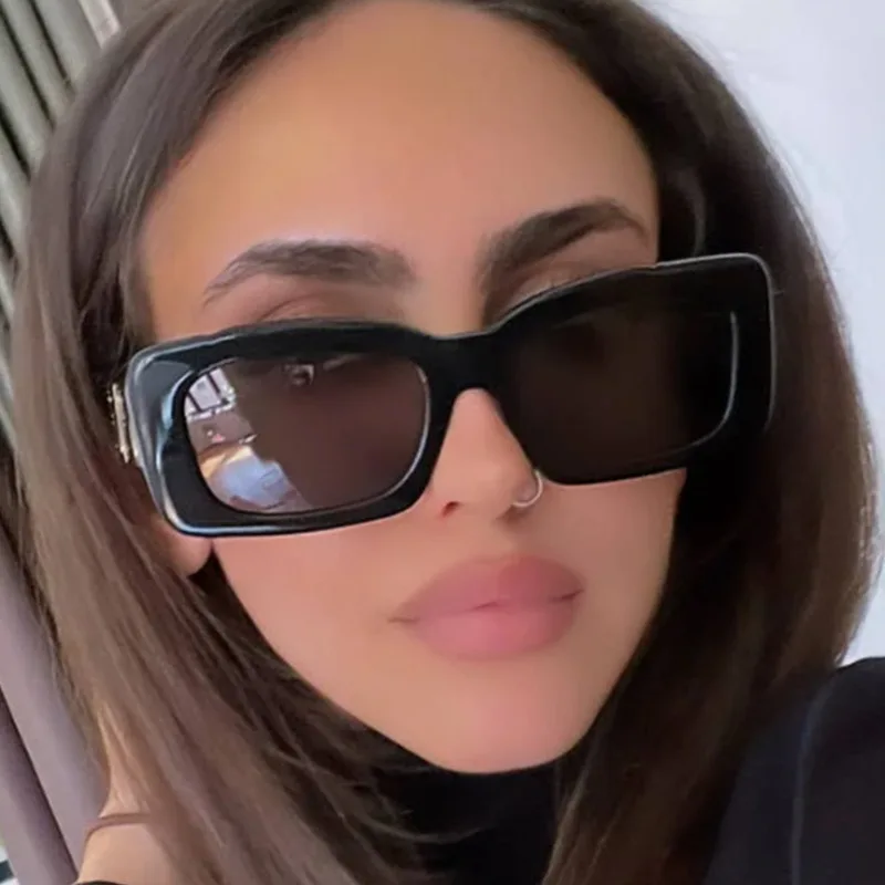 Солнцезащитные очки в маленькой квадратной оправе для мужчин и женщин роскошные