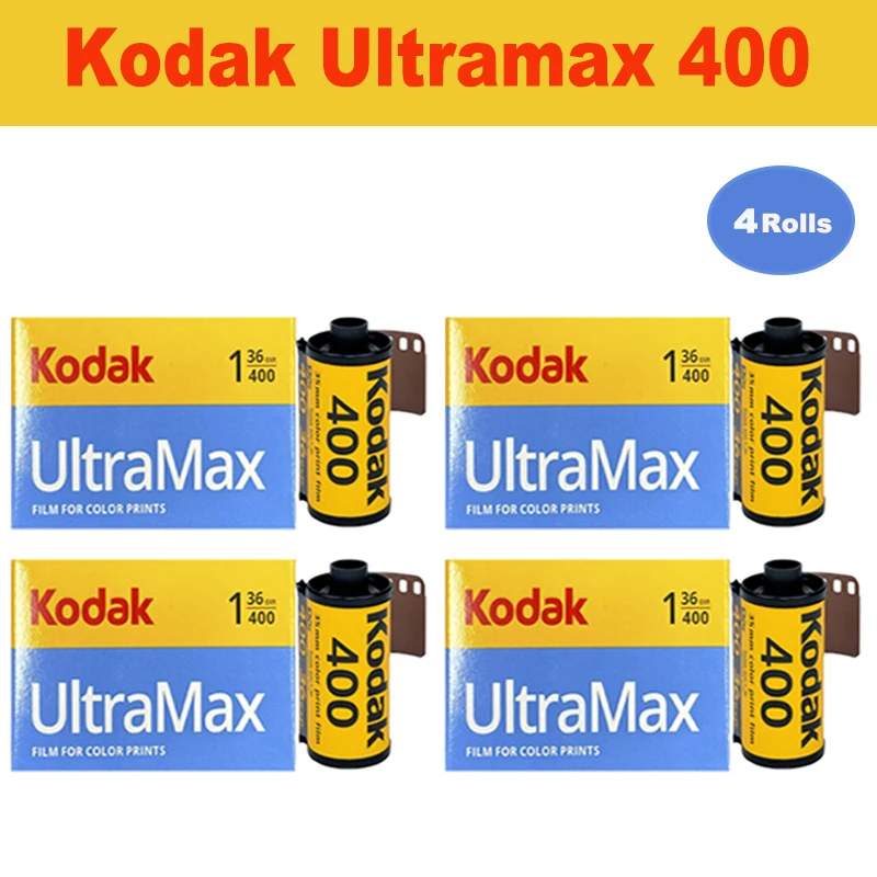 Цветная пленка KODAK-UltraMax 400-цветная для печати 36 экспозиций в рулоне подходит