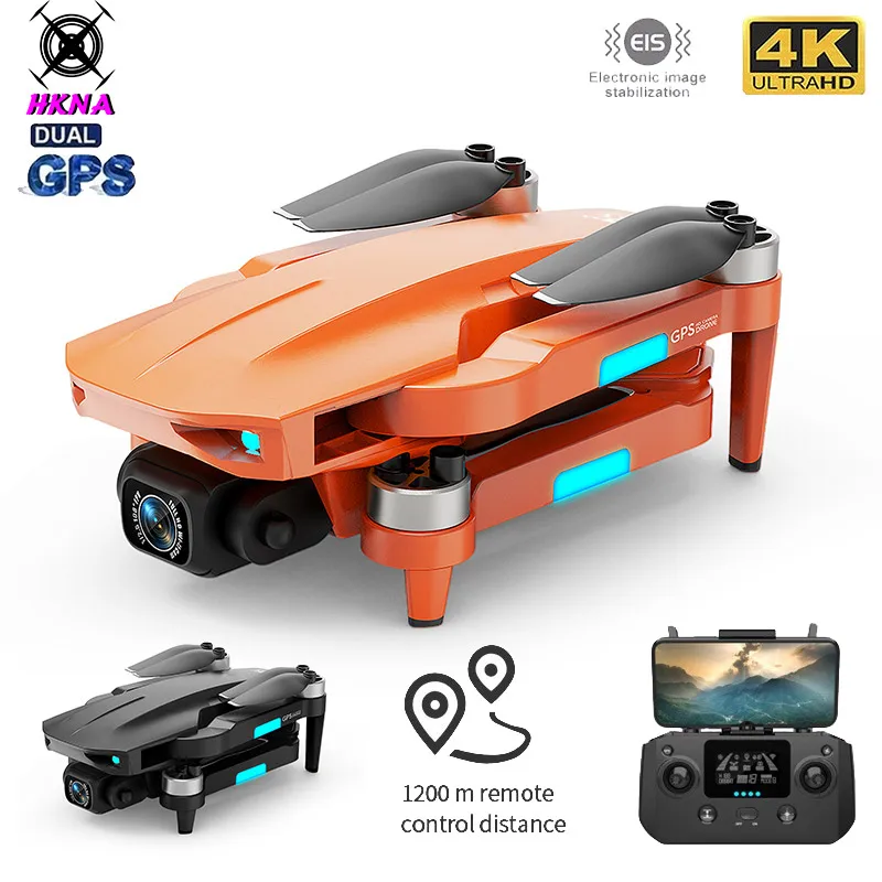 

Дрон HKNA L700PRO складной с GPS, 4K, двойная HD-камера, 1200 м