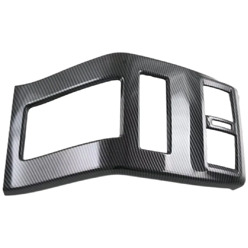 

Car Rear Exhaust Air Vent Panel Frame Carbon Fiber Pattern Decorative Stickers For Mitsubishi OUTLANDER 2022-2023