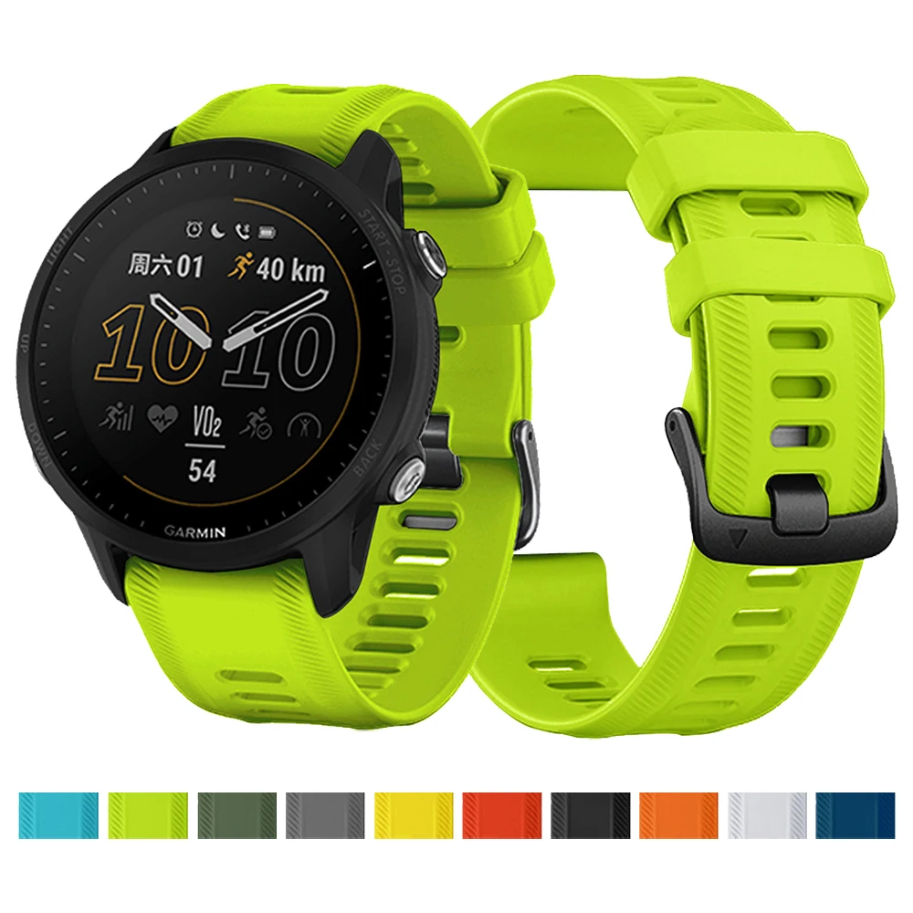 

Sports Silicone Strap For Garmin Forerunner 945 LTE 935 Watch Band Wristband For Forerunner 955 Solar 745 Watchband Accessories