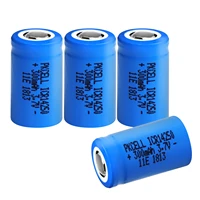4pcs pkcell rechargeable li ion battery aa lithium icr14250 12aa 300mah new original 14250 3 7v lithium battery for flashlight