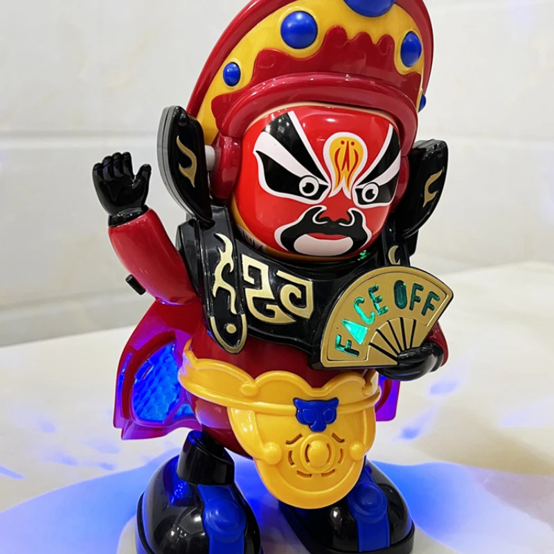 

Face Changing Toy Electric Dancing Robot for Children and Kids Girl Boy