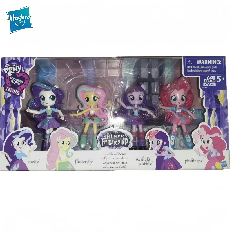 Фото Hasbro My Little Pony EQG Generation Glitter Paint Pinkie Pie, Twilight Sparkle, Fluttershy, Rarity, игрушки с анимированными персонажами №1