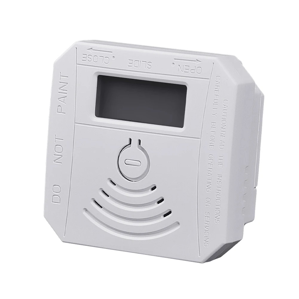 

Carbon Monoxide Detector Poisoning Digital Display Warning Battery Powered High Sensitive CO Alarm Sound Kitchen Gas Leak