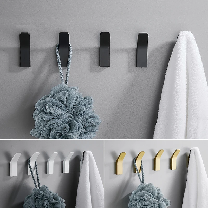 

Самоклеящаяся настенная вешалка для одежды, аксессуары для ванной, крючок для хранения кухонных полотенец