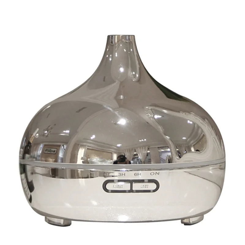 

300ML Electroplate Humidifier Aroma Diffuser Aromatherapy Ultrasonic Oils Humidificador 4 Gear Timing for Home Decor Office