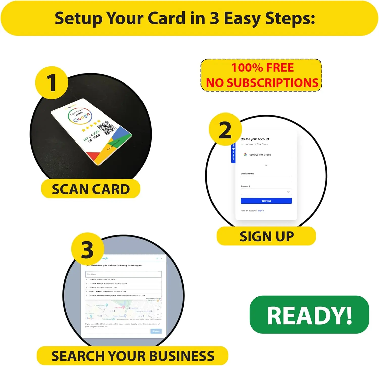 Оставьте Отзыв на карту Google Tap QR-код фотография готовая к автоматической