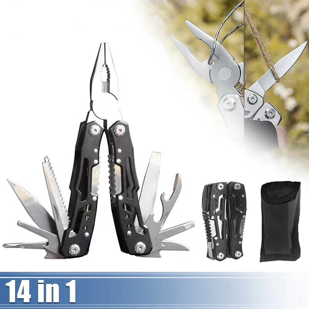 Многоцелевой нож из нержавеющей стали многофункциональный инструмент карманный нож плоскогубцы складной нож плоскогубцы портативный складной нож Navaja Multiusos