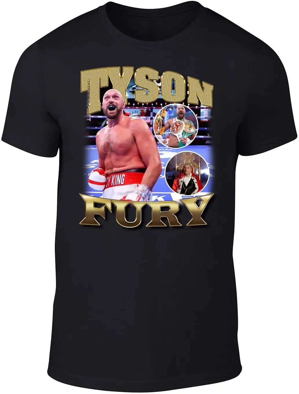 Черная футболка-ботинки Tyson Fury