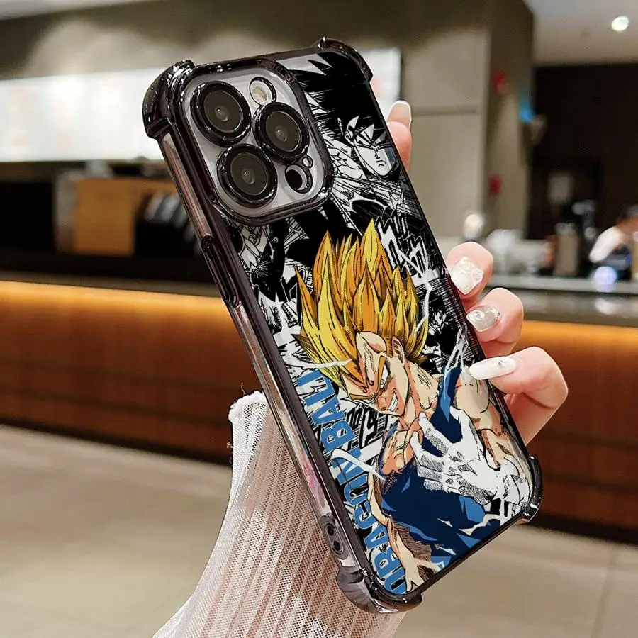 Фото Горячая новинка: Чехол для телефона с аниме-дизайном Гоку для Huawei Honor X8D, X5C, X7D, Magic7, 400, X9D, X6C, X8C, X5B, X9A, X8B Pro Lite 5G, противоударный, с воздушной подушкой №3